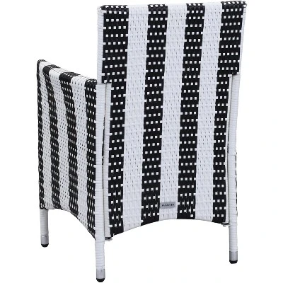 Kendrick Chair (Set Of 2) - Black/White - Safavieh 4 Kendrick Chair (Set Of 2) - Black/White - Safavieh - Image 4