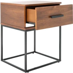 Marquise 1 Drawer Nighstand - Brown - Safavieh 12 Marquise 1 Drawer Nighstand - Brown - Safavieh -Safavieh Home Deals Store GUEST e18c7c25 6ab5 4390 a2d9 87a56c10fd5b