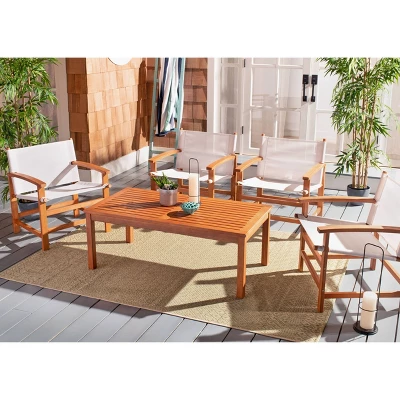 Mardin 4pc Living Set - Natural/Beige - Safavieh 1 Mardin 4pc Living Set - Natural/Beige - Safavieh