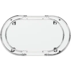 Lennon Acrylic Bar Trolley - Chrome - Safavieh -Safavieh Home Deals Store GUEST e9d582dd 7f16 4984 bee1 a6f4b045228f