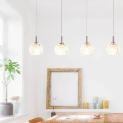 Lanson Pendant Chrome/Clear - Safavieh -Safavieh Home Deals Store GUEST ed6e1f75 1e95 4c6b 8bdb 5fbeb9b0d3fc