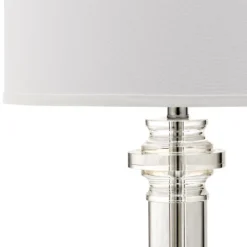 30" Nina Crystal Column Lamp Clear (Includes CFL Light Bulb) - Safavieh 7 30" Nina Crystal Column Lamp Clear (Includes CFL Light Bulb) - Safavieh -Safavieh Home Deals Store GUEST ef46f71c 140d 44f1 b4d1 52aba661ac61