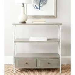 Safavieh Home Deals Store 16 Chandra Console Table With Storage Drawers- Ash Grey - Safavieh
