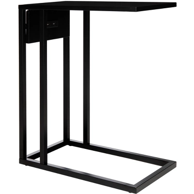 Portland Usb Side Table - Black - Safavieh 4 Portland Usb Side Table - Black - Safavieh - Image 4