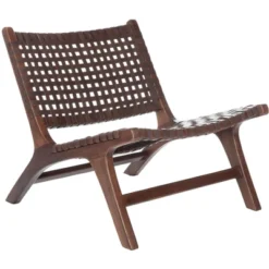 Luna Leather Woven Accent Chair - Safavieh 20 Luna Leather Woven Accent Chair - Safavieh -Safavieh Home Deals Store GUEST f7e43acc c200 4143 81a7 0e24855d5e9c