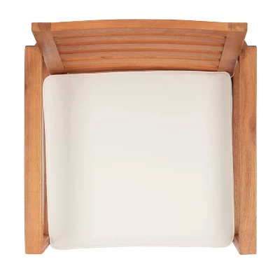 5pc Venly Dining Set Natural/Beige - Safavieh 5 5pc Venly Dining Set Natural/Beige - Safavieh - Image 5