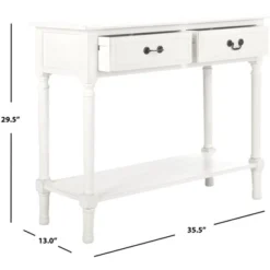 Primrose 2 Drawer Console Table - Distressed White - Safavieh 13 Primrose 2 Drawer Console Table - Distressed White - Safavieh -Safavieh Home Deals Store GUEST f90e7fef 240f 445e b3dd c44c1282f890