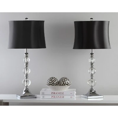 Maeve Crystal Ball Lamp (Set Of 2) - Safavieh 1 Maeve Crystal Ball Lamp (Set Of 2) - Safavieh